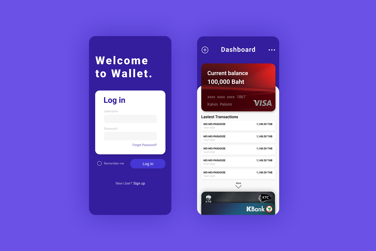 Wallet application – Demo
